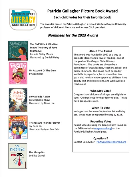 PG Book Award 2023
